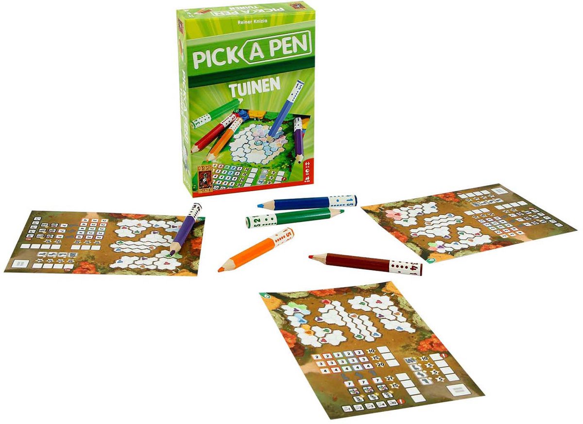 999 Games - Pick A Pen: Tuinen Seizoenen level 4, 5, 6 Scoreblokken