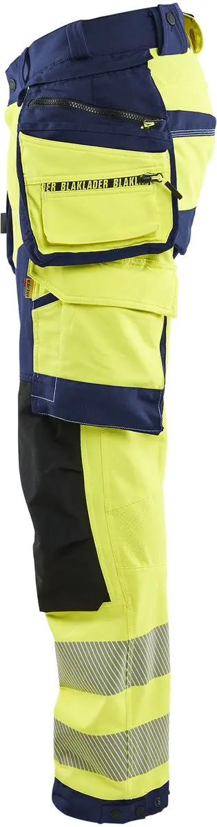 Blåkläder Hi Vis 11221648 Werkbroek - 4-Weg Stretch - Geel/Donkerblauw
