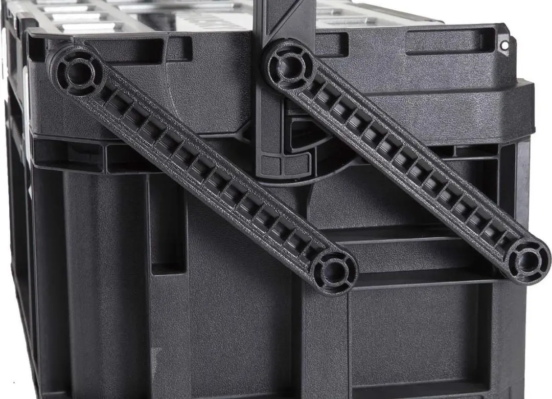 Keter Connect Cantilever Gereedschapskoffer 26L - Zwart