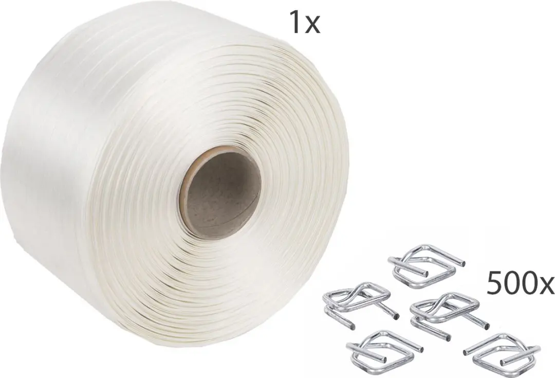 Kortpack Polyesterband 16mm x 850m