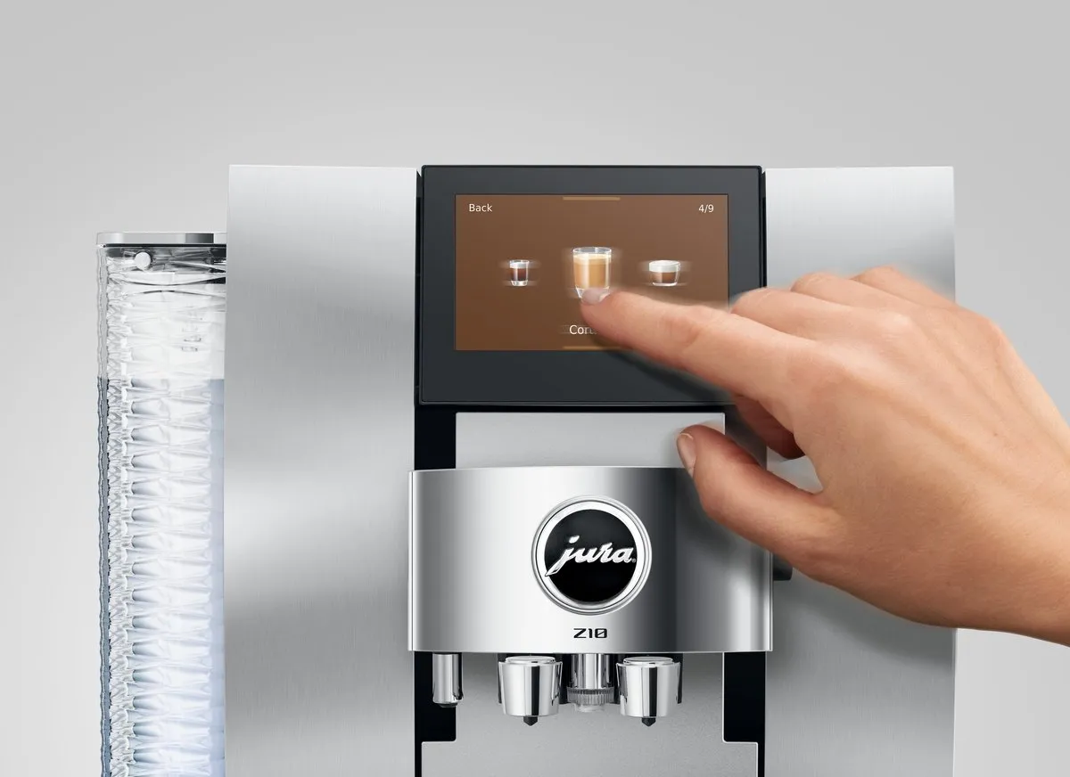 Jura Z10 Volautomatische Espressomachine - Aluminium Wit
