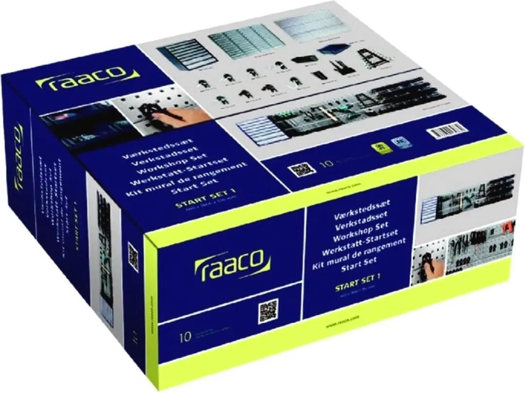 Raaco Gereedschapswand 139762 - 42-delig - Zilverkleurig/Donkerblauw