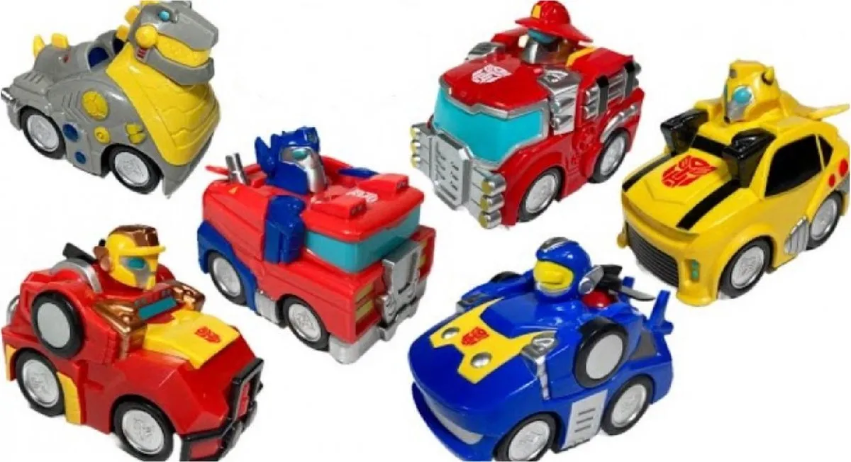 Hasbro Transformers PullBack Bumblebee Voertuig - 8 cm - Divers