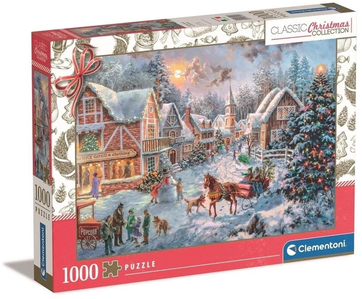 Clementoni Puzzle 1000 Classic Christmas Collection 81504