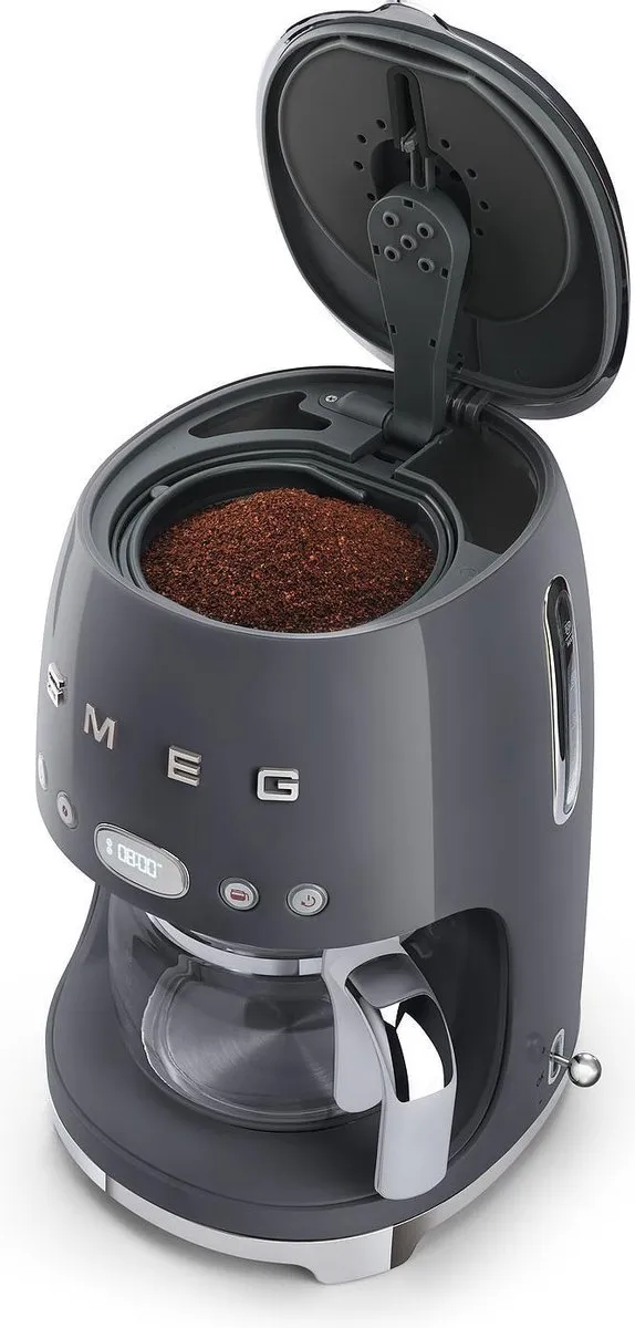 Smeg DCF02GREU Filterkoffiemachine 1.4L - Leigrijs