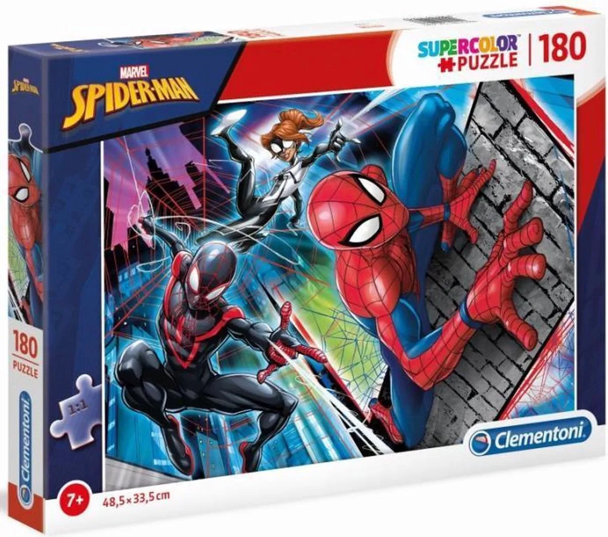 Clementoni Spider-Man Puzzel 180 Stukjes - Multicolor