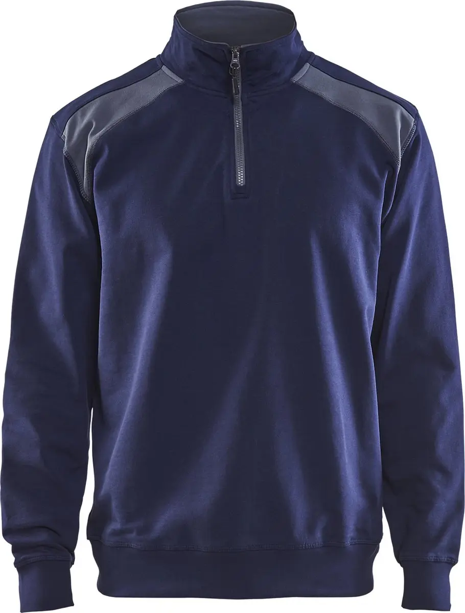 Blåkläder Sweatshirt 3353-1158 Bi-Color - Zwart/Medium Grijs