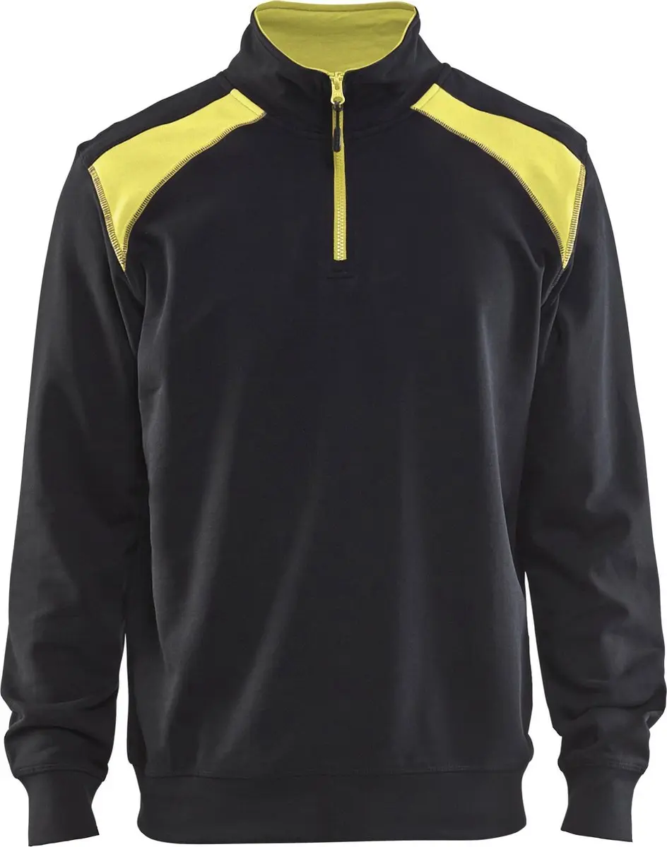 Blåkläder Sweatshirt 3353-1158 Bi-Color - Zwart/Medium Grijs