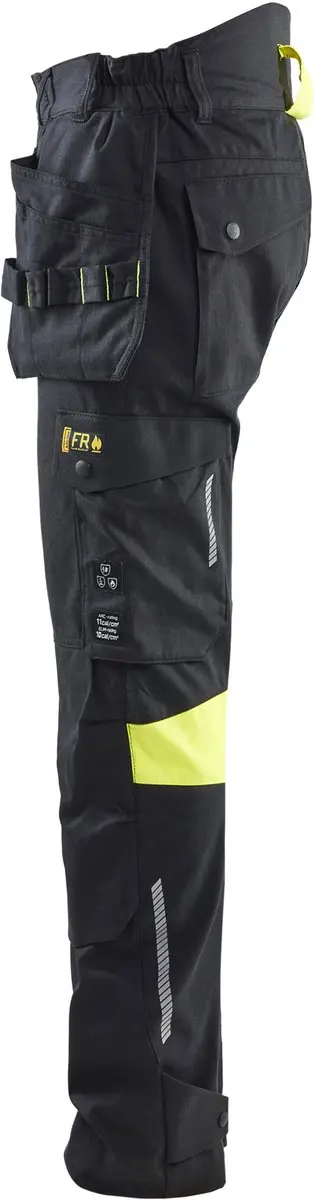 Blåkläder Craftsman 14181512 Werkbroek - 96 - Zwart/Geel