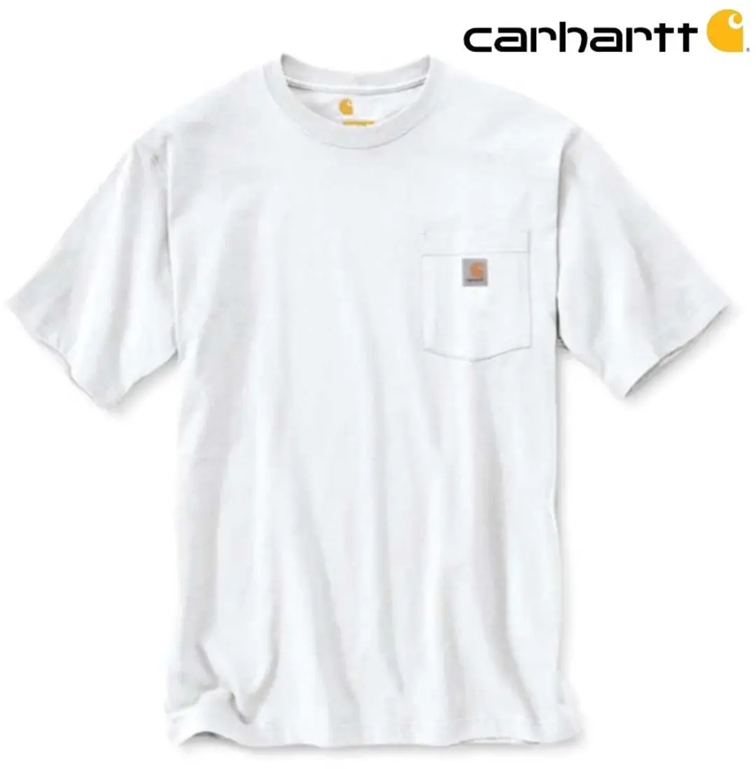 Carhartt K87 Pocket T-Shirt Heren - Wit - XS