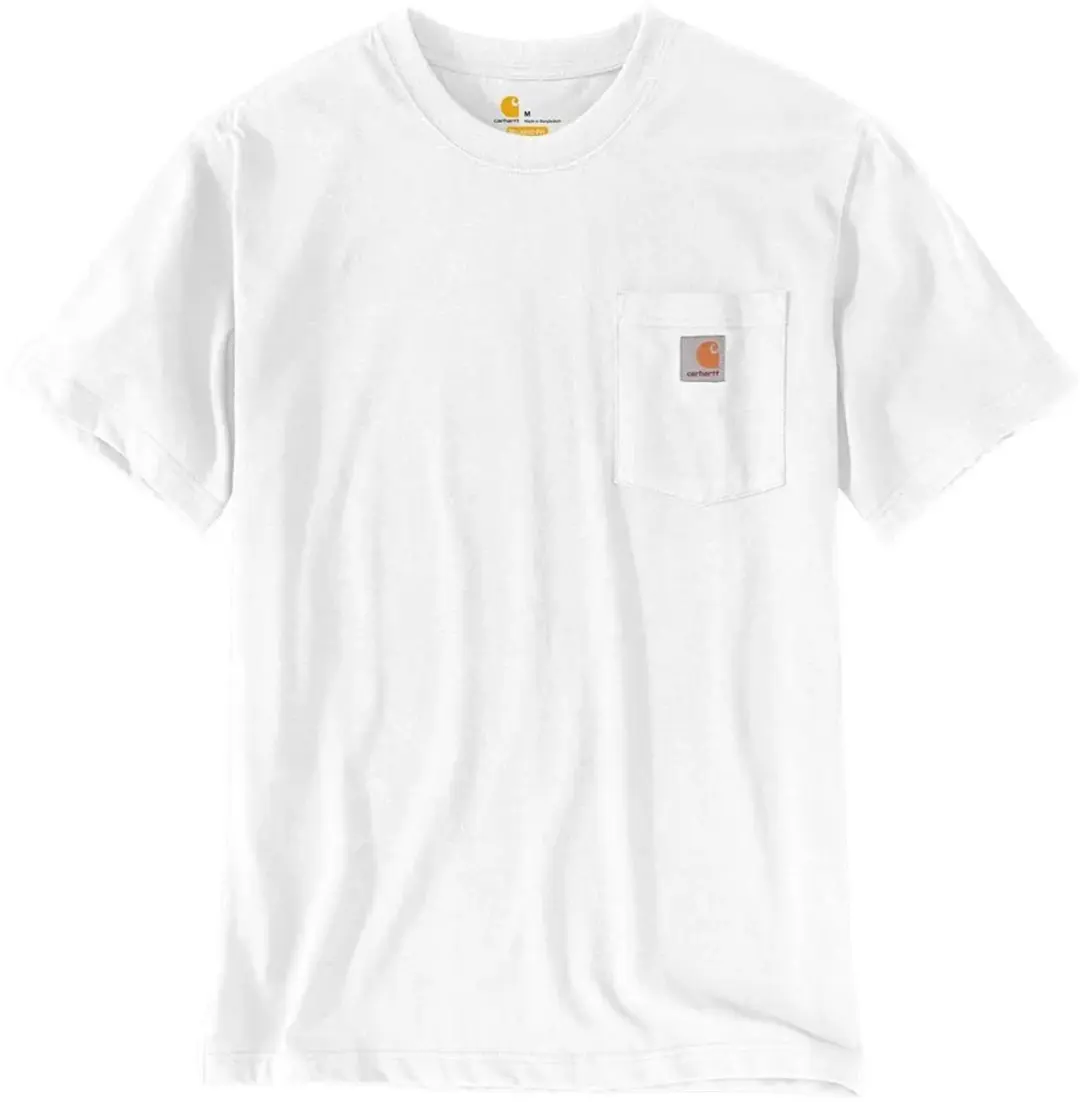 Carhartt K87 Pocket T-Shirt Heren - Wit - XS