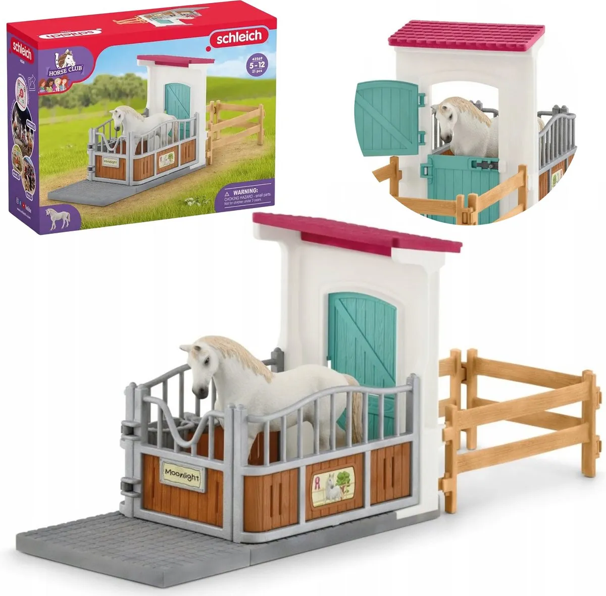 Schleich Horse Club Paardenweide Figuren