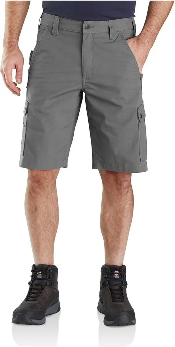 Carhartt Ripstop Cargo Work Short W32 - Zwart/Bruin
