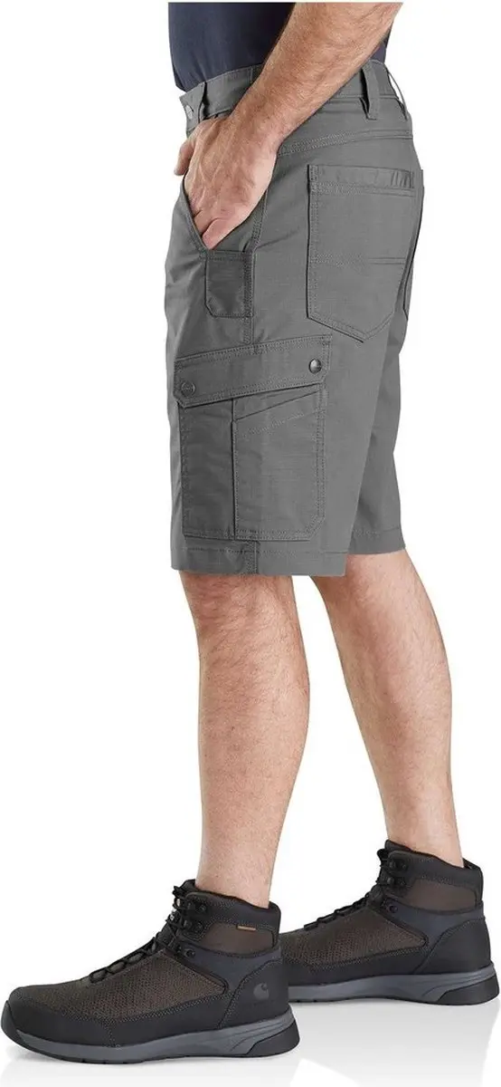 Carhartt Ripstop Cargo Work Short W32 - Zwart/Bruin