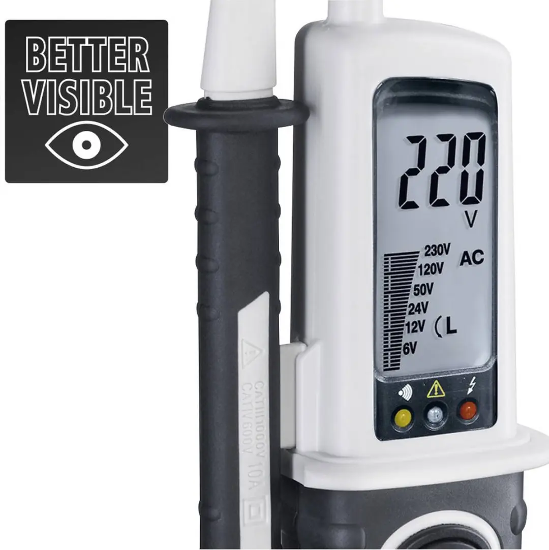 Laserliner AC-tiveMaster Digital Spanningstester 6-690V - Grijs/Zwart