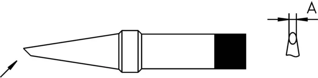 Weller 4PTAA7-1 Soldeerpunt - 1.6mm - 1 Stuk