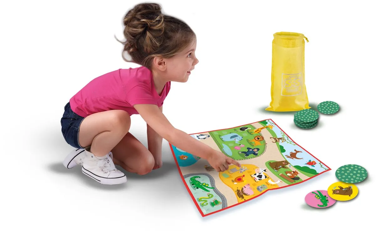 SES Creative Wie ben ik? Dieren - Raadspel - Inclusief tas