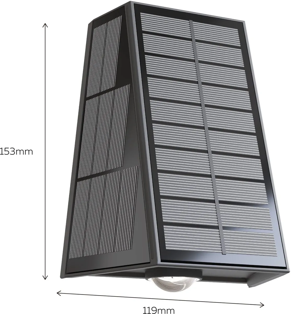 Calex Matera Solar Wandlamp 2 Stuks - Warm Wit 2700K - afbeelding 6 van 6