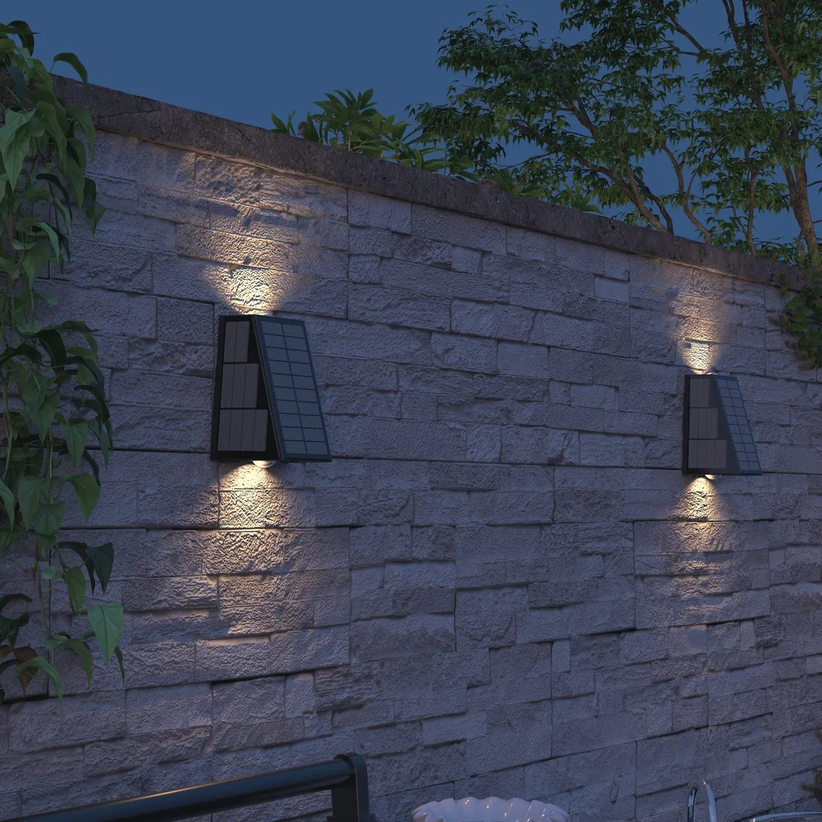 Calex Matera Solar Wandlamp 2 Stuks - Warm Wit 2700K