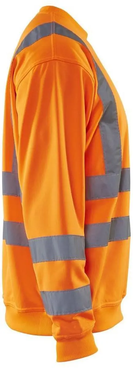 Blåkläder Sweatshirt High Vis 3341-1974 - S - High Vis Oranje - afbeelding 6 van 6