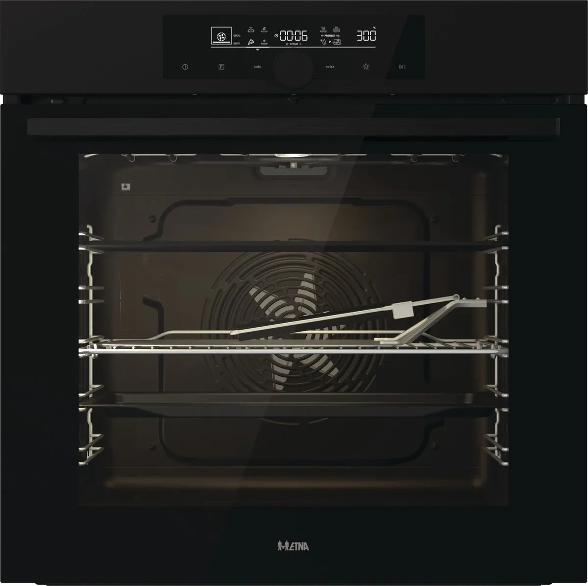 Etna OPZ916MZ Pizza Oven 77L - 350°C - Matzwart