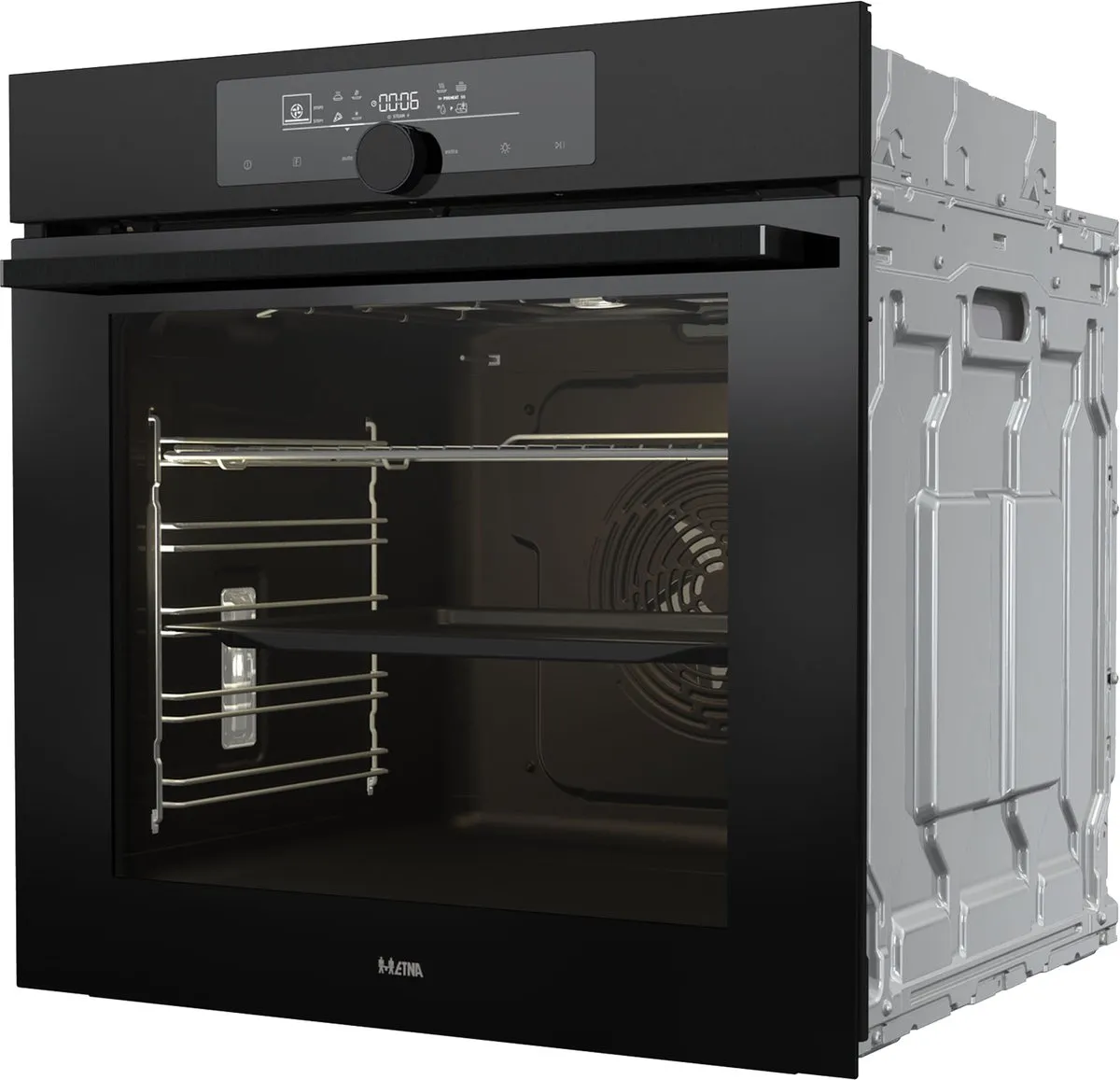 Etna OPZ916MZ Pizza Oven 77L - 350°C - Matzwart