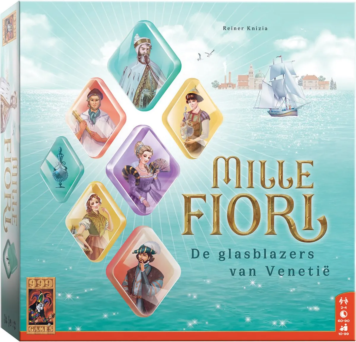 999 Games Mille Fiori Bordspel - 2-4 Spelers
