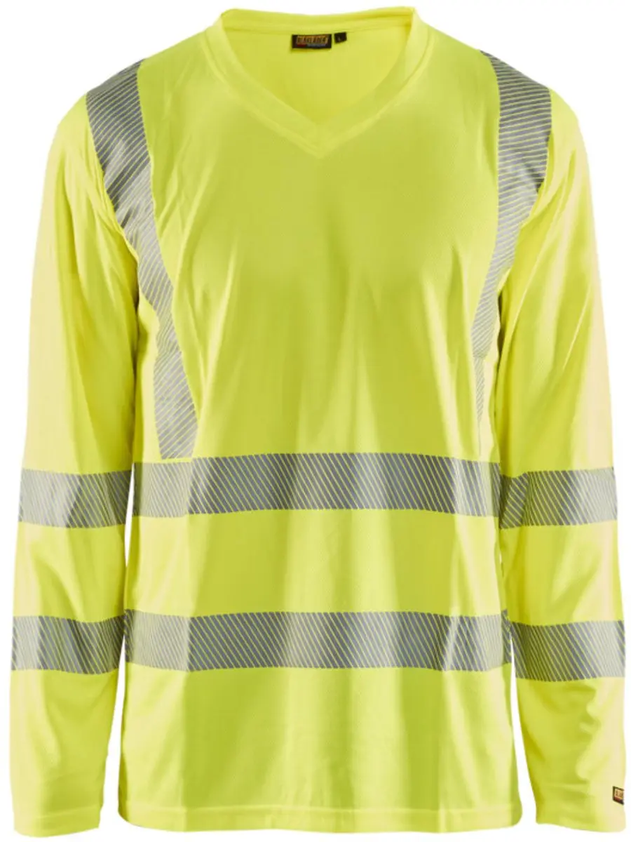 Blåkläder UV-T-shirt Lange Mouw High Vis 3385-1013 - Geel - L