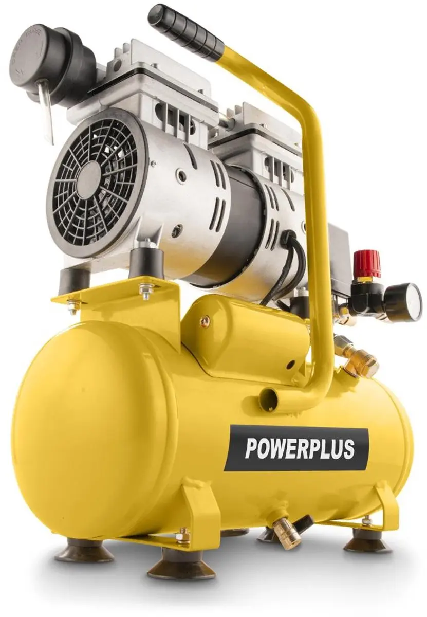 Powerplus POWX17230S Olievrije Compressor 550W 6L
