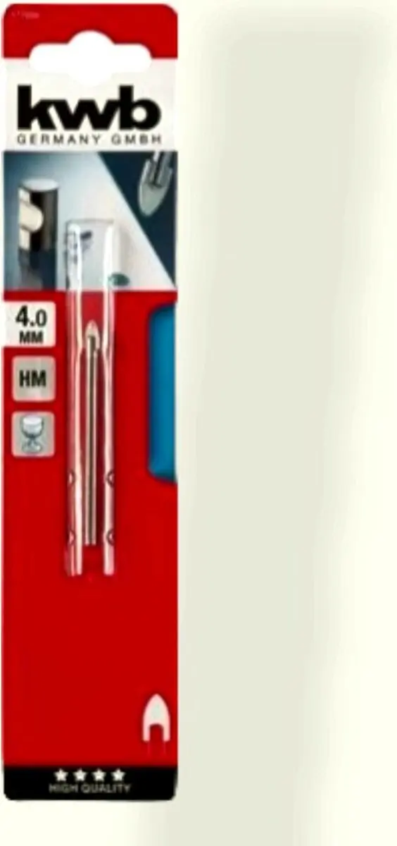 KWB Glasboor 4mm HM