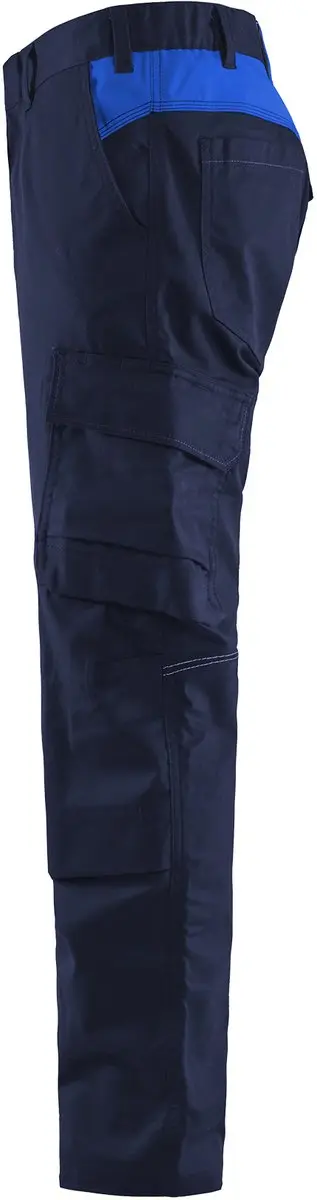 Blåkläder Industrie Werkbroek 1448-1832 - Kniezakken - Maat 152 - Marineblauw/Korenblauw