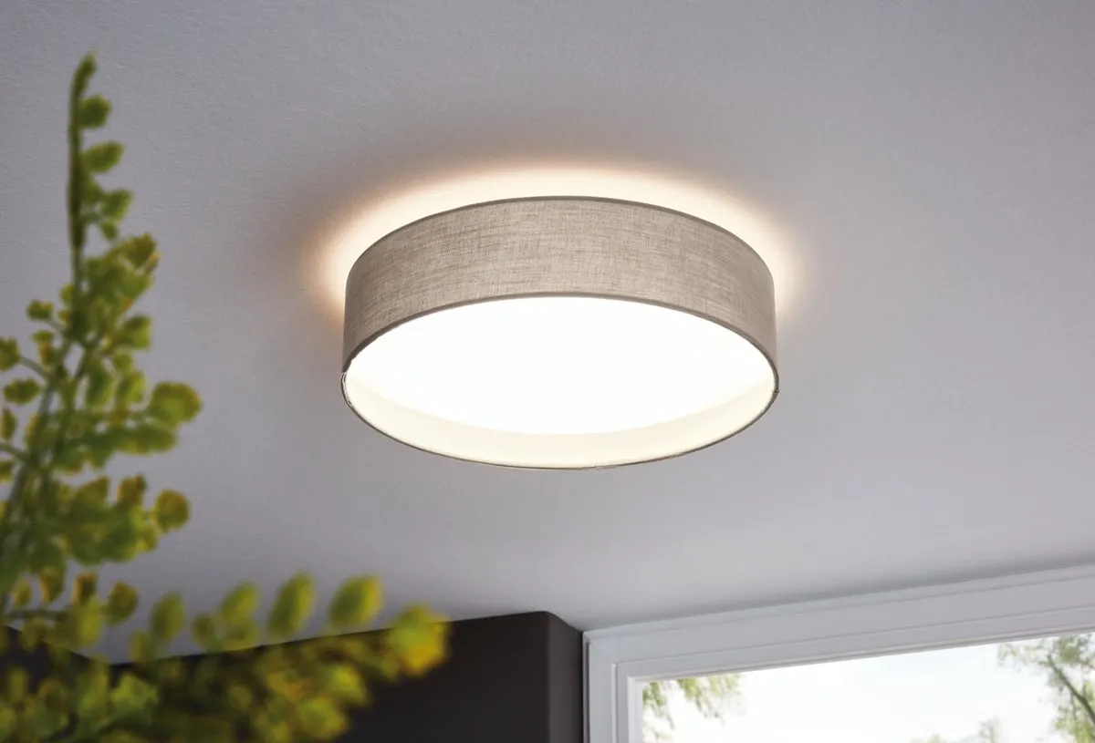 Eglo Pasteri Plafondlamp LED Ø32cm - Taupe