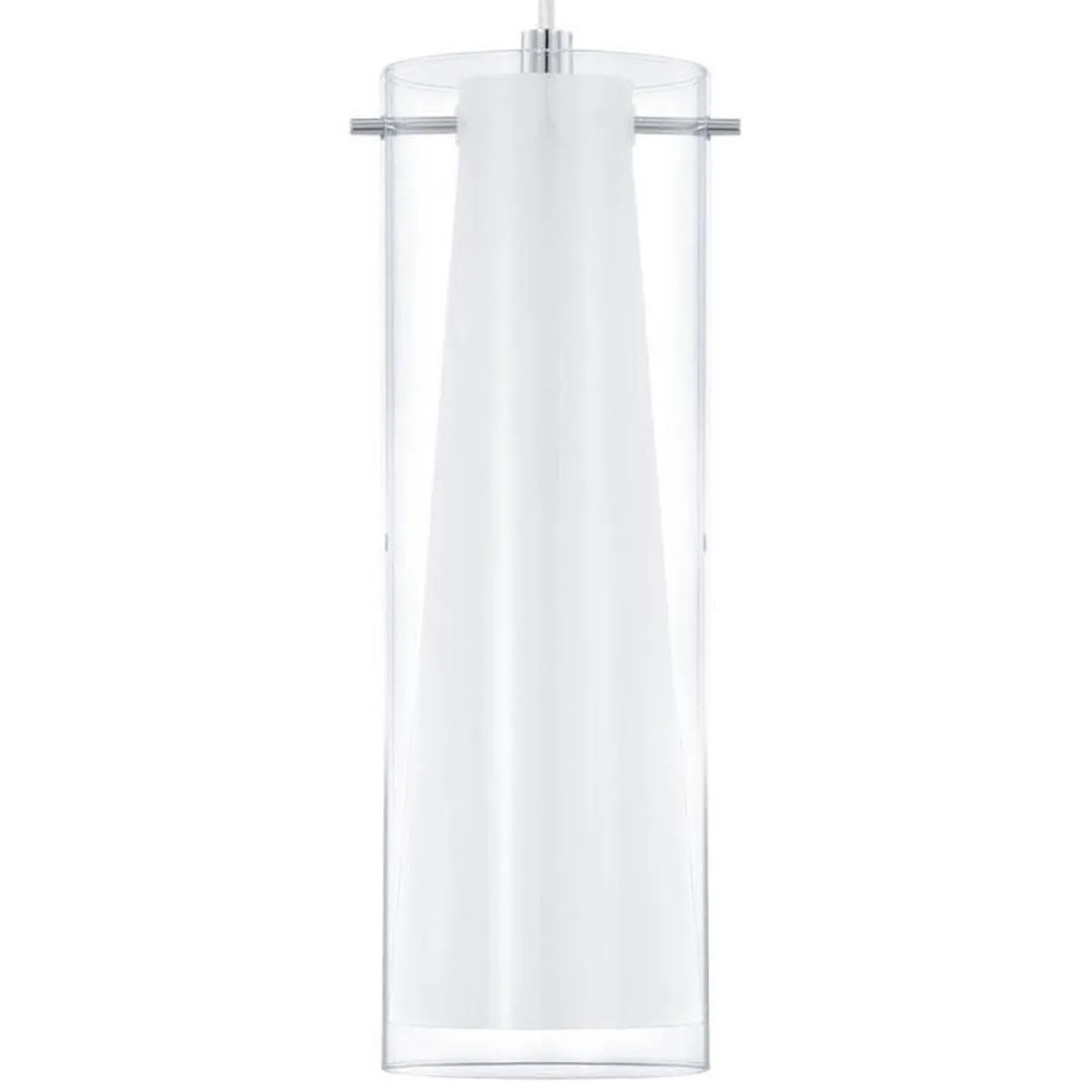Eglo Pinto Hanglamp 5 Lichts - Chroom/Wit