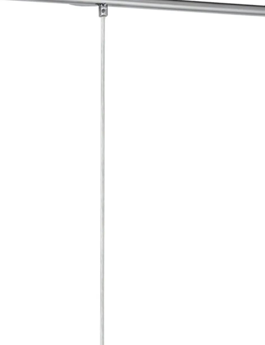 Eglo Pinto Hanglamp 5 Lichts - Chroom/Wit
