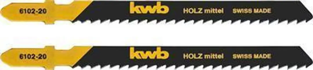 KWB Decoupeerzaagbladen Hout 6102-20 - 2 Stuks