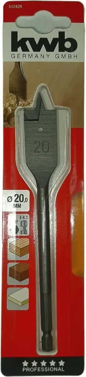 KWB Speedboor Lepelboor 20mm Profi