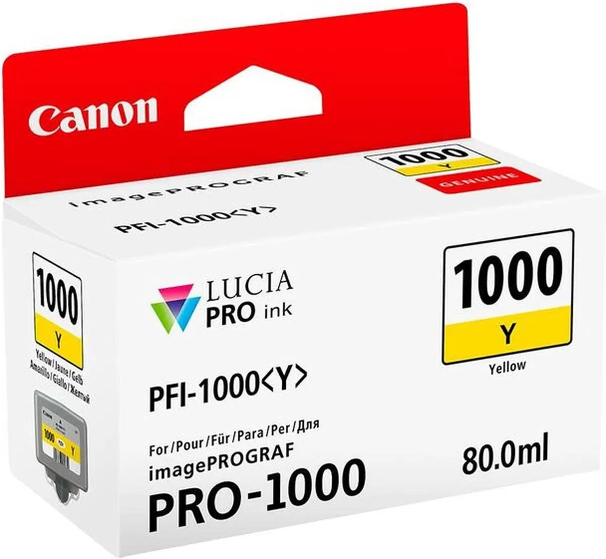 Canon 0549C001AA Inktcartridge Geel