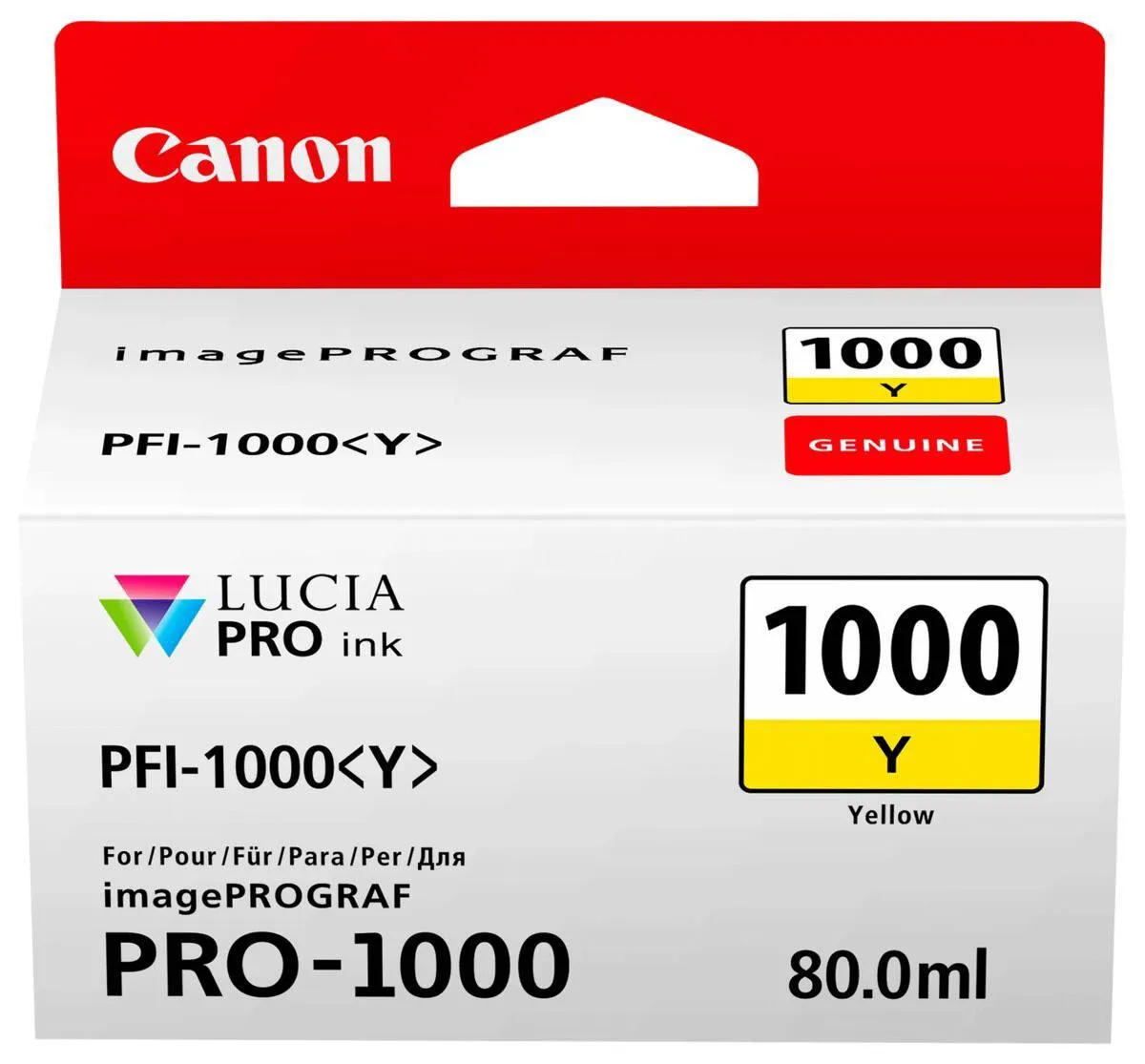 Canon 0549C001AA Inktcartridge Geel
