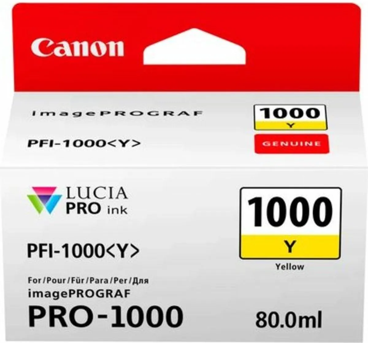 Canon 0549C001AA Inktcartridge Geel