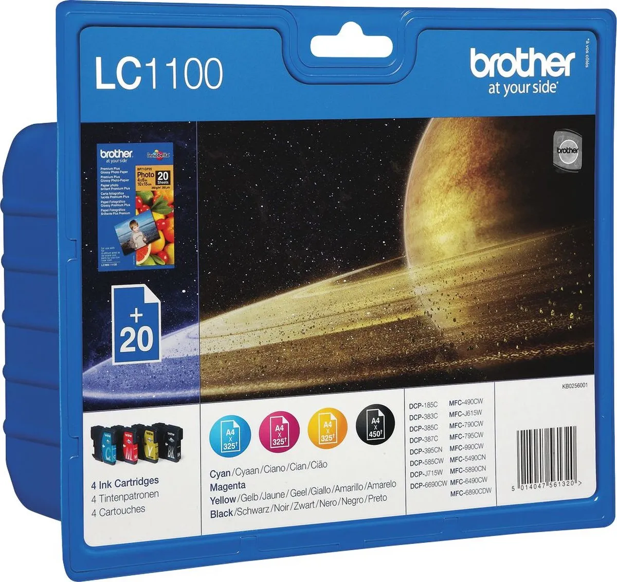 Brother LC-1100VALBP Inktcartridge - 4-kleuren MultiPack
