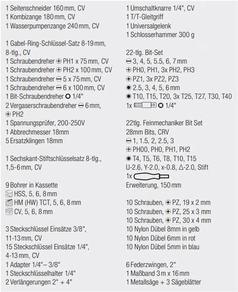 KWB Gereedschapskoffer - 1x