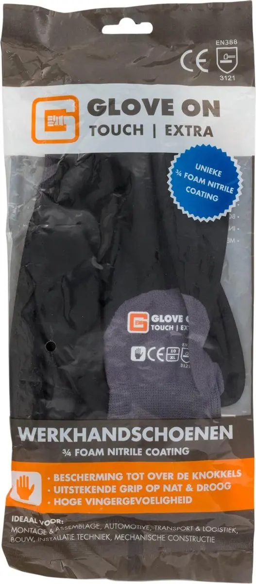 Glove On Touch Extra Werkhandschoenen XL - Nitril