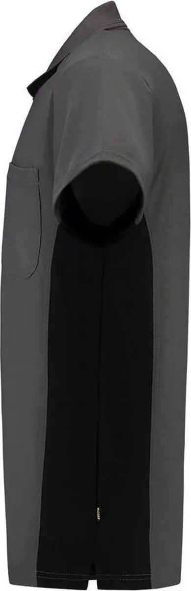 Tricorp Poloshirt Bi-Color 202002 - XS - Donkergrijs/Zwart