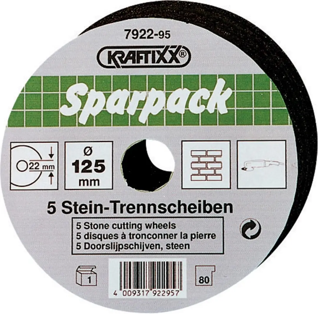 KWB Kraftixx Doorslijpschijf 125mm