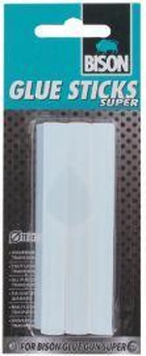 Bison Glue Sticks Super 11mm - 6 Stuks