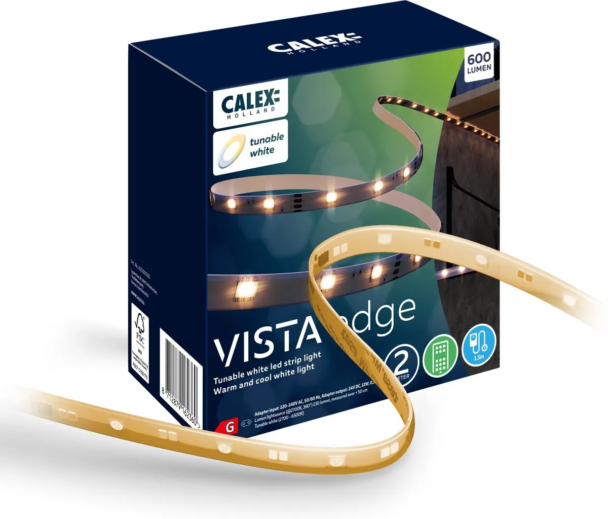 Calex Vista LED Strip 2m