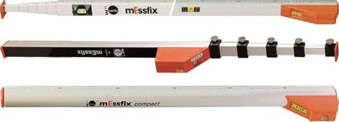Nedo mEssfix Telescopische Meetstok 5m - Alu/Oranje