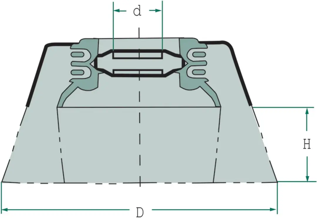 Rhodius Staalborstel Ø100mm M14 - Haakse slijper