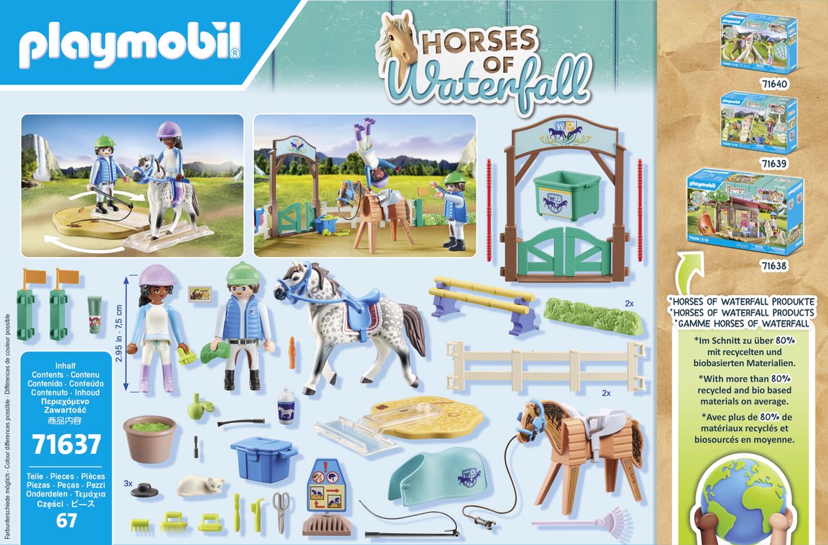 PLAYMOBIL Horses of Waterfall Moderne paardrijschool - 71637