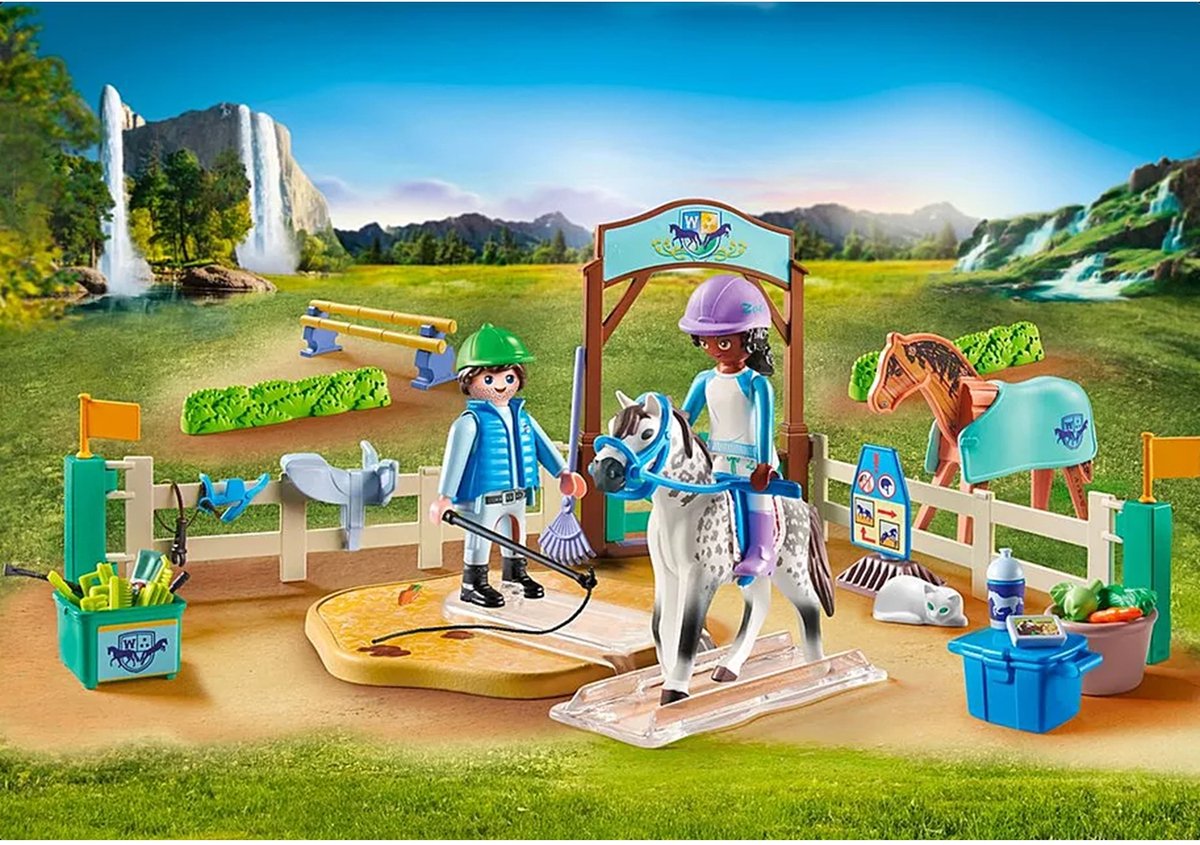 PLAYMOBIL Horses of Waterfall Moderne paardrijschool - 71637